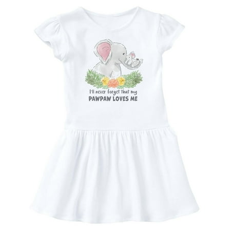 Inktastic I ll Never Forget That My Pawpaw Loves Me with Cute Elephant Gift Baby Girl Dress
Inktastic I ll Never Forget That My Pawpaw Loves Me with Cute Elephant Gift Baby Girl Dress