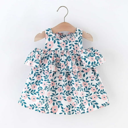 Huilaibazo Girls Dress Baby Girls 6M-3Y Sleeveless Ruffles Flower Printed Princess Dress
Huilaibazo Girls Dress Baby Girls 6M-3Y Sleeveless Ruffles Flower Printed Princess Dress