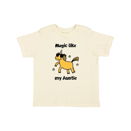 Inktastic Unicorn Magic Like Auntie Gift Toddler Boy or Toddler Girl T-Shirt