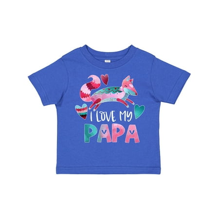 Inktastic I Love My Papa Pink and Blue Fox with Hearts Gift Toddler Boy or Toddler Girl T-Shirt
Inktastic I Love My Papa Pink and Blue Fox with Hearts Gift Toddler Boy or Toddler Girl T-Shirt
