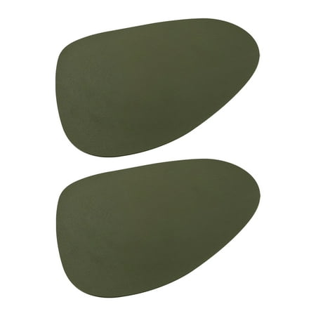 Ekeka New Arrivals 2pcs Heat Leather Dining Table Mat Nordic Style Oil Proof