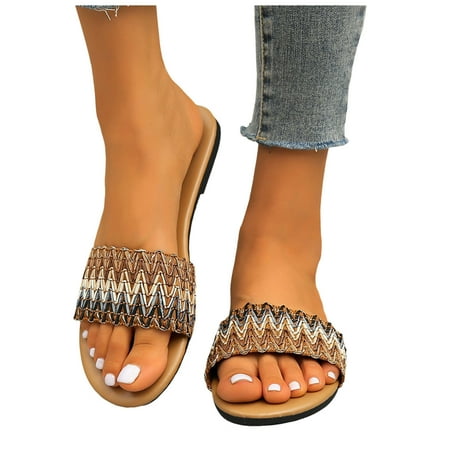 Blphud Slides for Women Slippers for Women Summer New Round Head Thick Bottom Fashion Leisure Outside Wearing A Word Cool Slippers Female Slides Khaki 42
Blphud Slides for Women Slippers for Women Summer New Round Head Thick Bottom Fashion Leisure Outside Wearing A Word Cool Slippers Female Slides Khaki 42