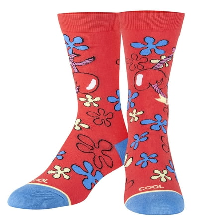 Cool Socks Novelty Crew Socks Women s SpongeBob Baby Krab Graphic Print Large