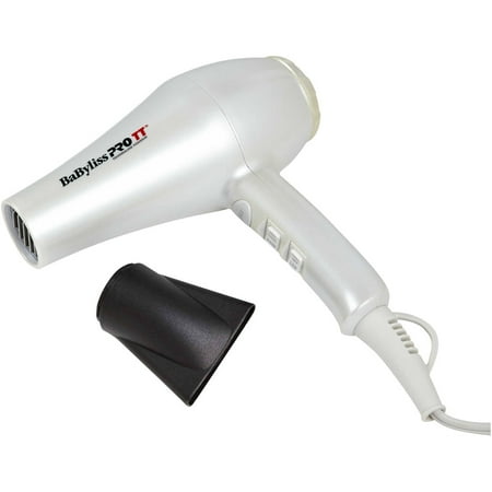 BaByliss Pro 1900 Watt Tourmaline Titanium Hair Dryer, White