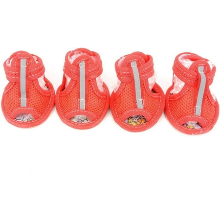 Small Dog Shoes for Hot Pavement Summer Breathable Mesh Sandals for Dog Girls Boys Non Slip Rubber Sole Pet Boots Adjustable CuteShoes for Daily Walking Running - (Red 1#)
Small Dog Shoes for Hot Pavement Summer Breathable Mesh Sandals for Dog Girls Boys Non Slip Rubber Sole Pet Boots Adjustable CuteShoes for Daily Walking Running - (Red 1#)