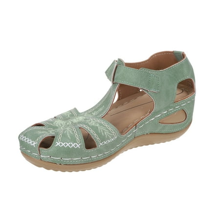 Tangnade Shoes For Women Fashion Womens Wedge Heel Flip Flops Multicolor Embroidered Sandals Slippers
Tangnade Shoes For Women Fashion Womens Wedge Heel Flip Flops Multicolor Embroidered Sandals Slippers