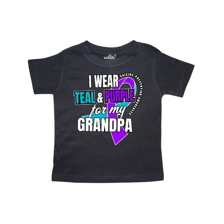 Inktastic Suicide Prevention I Wear Teal and Purple for My Grandpa Gift Toddler Boy or Toddler Girl T-Shirt
Inktastic Suicide Prevention I Wear Teal and Purple for My Grandpa Gift Toddler Boy or Toddler Girl T-Shirt