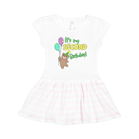 Inktastic It s My 2nd Birthday Cute Bear and Balloons Gift Toddler Girl Dress
Inktastic It s My 2nd Birthday Cute Bear and Balloons Gift Toddler Girl Dress