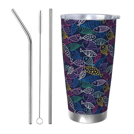 Coaee Cute Line Fish for 20oz Insulated Kettle Water Bottle For Running Hiking Cycling Climbing Men S Woman Insulated Water Bottle-Straw Three-piece Set
Coaee Cute Line Fish for 20oz Insulated Kettle Water Bottle For Running Hiking Cycling Climbing Men S Woman Insulated Water Bottle-Straw Three-piece Set