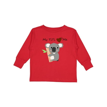 Inktastic Koala (titi Loves Me) Gift Toddler Boy or Toddler Girl Long Sleeve T-Shirt
Inktastic Koala (titi Loves Me) Gift Toddler Boy or Toddler Girl Long Sleeve T-Shirt