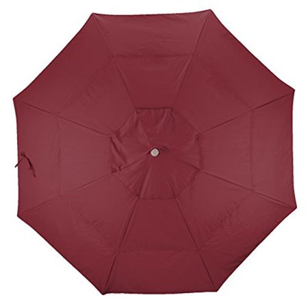 California Umbrella C118-SA36-DWV 11 ft. Round Replacement Canopy Cover in Pacific Burgundy Umbrella