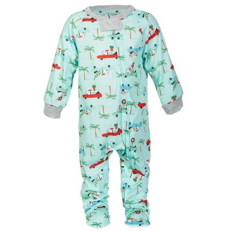 Family Pajamas Matching Baby Tropical Santa Printed Footed Pajamas – Green 24 Months
Family Pajamas Matching Baby Tropical Santa Printed Footed Pajamas – Green 24 Months