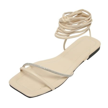 nsendm Warm Slippers Women Women s Summer Rhinestones Non Slip Solid Color Lace Up Flat Beach Satin Slippers Women Beige 8.5
nsendm Warm Slippers Women Women s Summer Rhinestones Non Slip Solid Color Lace Up Flat Beach Satin Slippers Women Beige 8.5