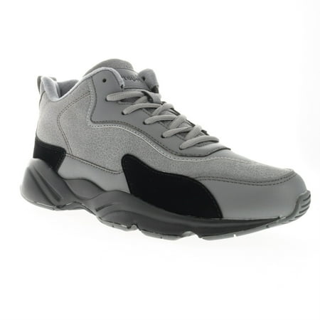 Propet Men s Stability Mid Sneakers Grey/Black Size - 08H