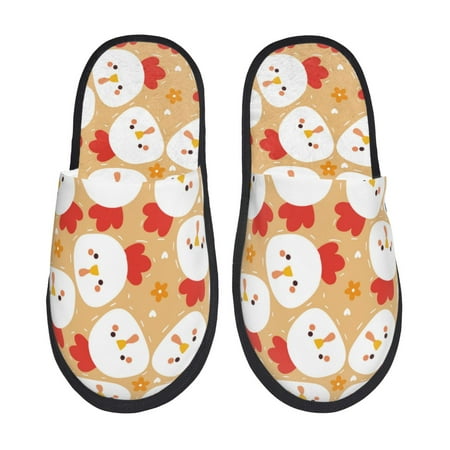 Slippers for Women Cartoon Chicken Womens Slippers Fuzzy Winter House Shoes Soft Anti-Skid Slippers Indoor and Outdoor
Slippers for Women Cartoon Chicken Womens Slippers Fuzzy Winter House Shoes Soft Anti-Skid Slippers Indoor and Outdoor