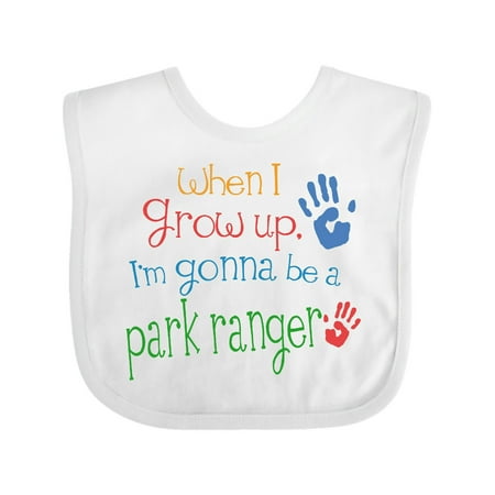 Inktastic Park Ranger Future Gift Baby Boy or Baby Girl Bib