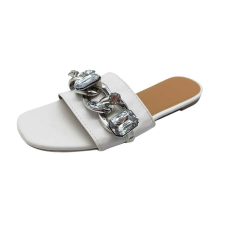TANGON Summer New Style Ladies Slippers European And American Flat Sandals