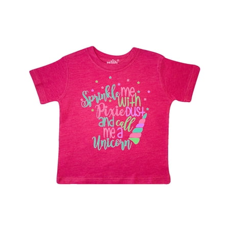 Inktastic Sprinkle Me with Pixie Dust and Call me a Unicorn Funny Gift Toddler Boy or Toddler Girl T-Shirt
Inktastic Sprinkle Me with Pixie Dust and Call me a Unicorn Funny Gift Toddler Boy or Toddler Girl T-Shirt