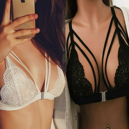 Women Floral Sheer Lace Triangle Bralette Unpadded Bra Crop Top Strappy Lingerie
Women Floral Sheer Lace Triangle Bralette Unpadded Bra Crop Top Strappy Lingerie