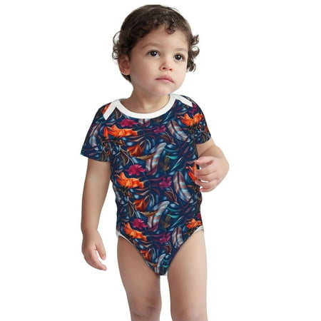 Fotbe Tropical Flower Pattern Unisex-baby Short-sleeve Bodysuit Short Sleeve Bodysuits One-piece 100% Organic Cotton for Infant Baby Boys Unisex-3 Months
Fotbe Tropical Flower Pattern Unisex-baby Short-sleeve Bodysuit Short Sleeve Bodysuits One-piece 100% Organic Cotton for Infant Baby Boys Unisex-3 Months