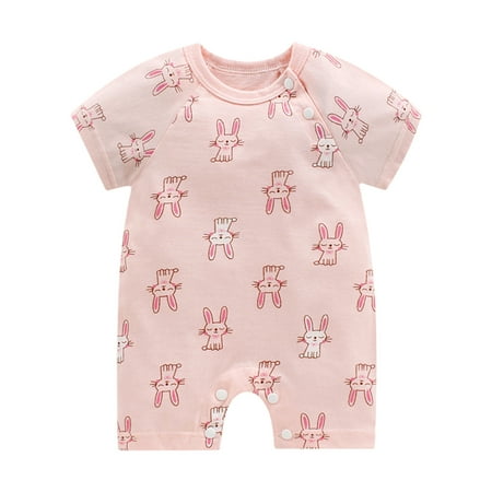 Newborn Baby Boy Girl Clothes Infant Romper Bodysuits Newborn Toddler Baby Girls Boys Bodysuit Summer Short Sleeve One-piece Cartoon Romper Jumpsuit Pink 0-3 Months
Newborn Baby Boy Girl Clothes Infant Romper Bodysuits Newborn Toddler Baby Girls Boys Bodysuit Summer Short Sleeve One-piece Cartoon Romper Jumpsuit Pink 0-3 Months