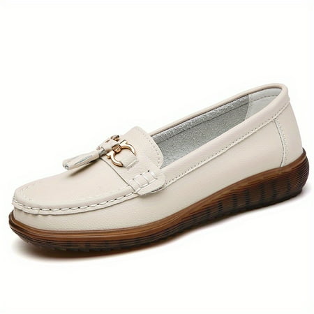 Lightweight Soft Sole Flat Loafers Metal Chain Decor Slip-on Shoes Women‘s Footwear
Lightweight Soft Sole Flat Loafers Metal Chain Decor Slip-on Shoes Women‘s Footwear