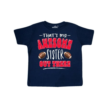 Inktastic That s My Awesome Sister Out There with Footballs Gift Toddler Boy or Toddler Girl T-Shirt
Inktastic That s My Awesome Sister Out There with Footballs Gift Toddler Boy or Toddler Girl T-Shirt