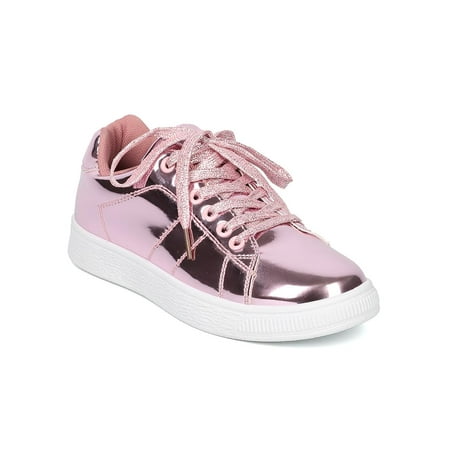 Indulge ANDI Women Mirror Metallic Lace Up Low Top Sneaker HB96 - Pink Gold Metallic (Size: 6.0)
Indulge ANDI Women Mirror Metallic Lace Up Low Top Sneaker HB96 - Pink Gold Metallic (Size: 6.0)
