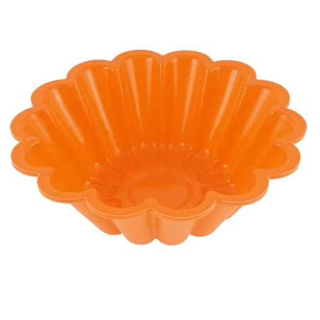 Bakery Oven Silicone Flower Design Cake Bread Mold Mould Pan Bakeware Orange