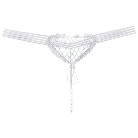 LowProfile Underwear Women Bikini Heart Shaped Hollow Low Waist Pearl T Line Brief PantiesLowProfile WhiteLowProfile
LowProfile Underwear Women Bikini Heart Shaped Hollow Low Waist Pearl T Line Brief PantiesLowProfile WhiteLowProfile