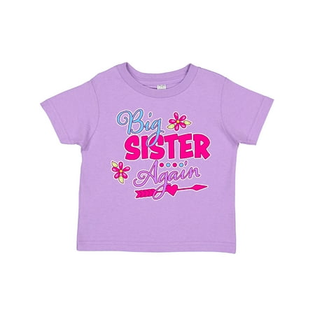 Inktastic Big Sister Again with Flowers and Arrow Gift Toddler Toddler Girl T-Shirt
Inktastic Big Sister Again with Flowers and Arrow Gift Toddler Toddler Girl T-Shirt