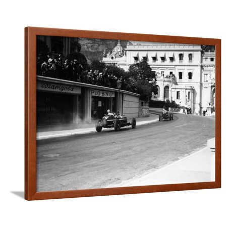 Alfa Romeo, Monaco Grand Prix, 1934 Framed Print Wall Art