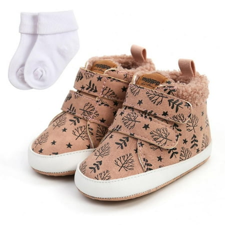 Baby Boys Girls High Tops Sneakers Soft Anti-Slip Sole Corduroy Upper Infant Newborn First Walking Shoes with Socks
Baby Boys Girls High Tops Sneakers Soft Anti-Slip Sole Corduroy Upper Infant Newborn First Walking Shoes with Socks