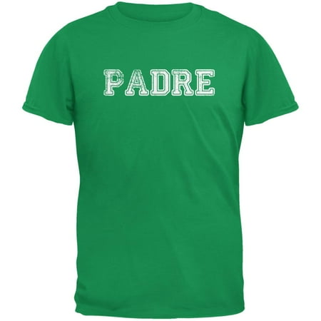 Fathers Day - Padre Irish Green Adult T-Shirt - X-Large