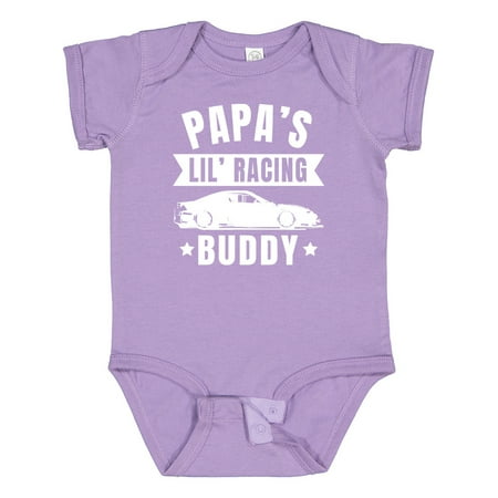 Inktastic Papas Lil Racing Buddy Gift Baby Boy or Baby Girl Bodysuit