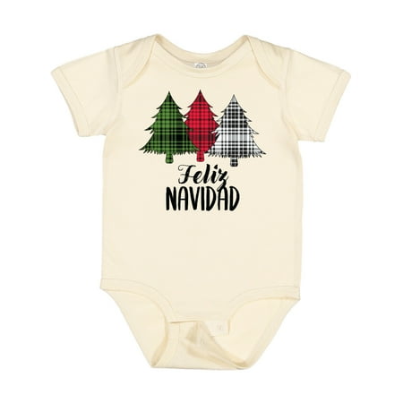 Inktastic Feliz Navidad Plaid Trees Gift Baby Boy or Baby Girl Bodysuit 
Inktastic Feliz Navidad Plaid Trees Gift Baby Boy or Baby Girl Bodysuit