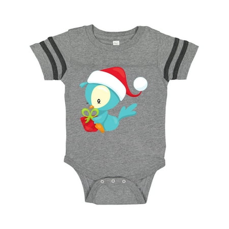 Inktastic Christmas Bird Blue Bird Bird With Present Gift Baby Boy or Baby Girl Bodysuit
Inktastic Christmas Bird Blue Bird Bird With Present Gift Baby Boy or Baby Girl Bodysuit