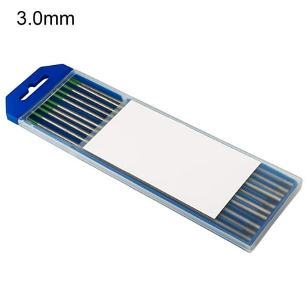 fanshao 10Pcs Tungsten Electrodes High Density Heat-resistant Pure Tungsten 150mm Green Welding Needle for Industrial
fanshao 10Pcs Tungsten Electrodes High Density Heat-resistant Pure Tungsten 150mm Green Welding Needle for Industrial