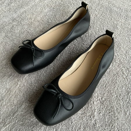 Women‘s Bowknot Ballet Flats Solid Color Square Toe Slip On Shoes Lightweight Walking Shoes
Women‘s Bowknot Ballet Flats Solid Color Square Toe Slip On Shoes Lightweight Walking Shoes