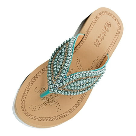 WEAIXIMIUNG 2024 Women Sandals Dressy Size 11 Large Size Sandals Pearl Leaf Accessories Sandals Fashionable Sandals Of The Same Style As Internet Celebrities Green 39
WEAIXIMIUNG 2024 Women Sandals Dressy Size 11 Large Size Sandals Pearl Leaf Accessories Sandals Fashionable Sandals Of The Same Style As Internet Celebrities Green 39