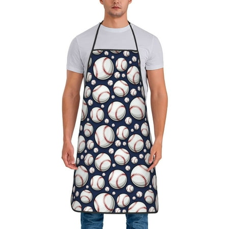 Naloa 1Pack Adjustable Bib Apron Waterdrop Resistant Cooking Kitchen Aprons for Women Men Chef Cute Basebal Print
Naloa 1Pack Adjustable Bib Apron Waterdrop Resistant Cooking Kitchen Aprons for Women Men Chef Cute Basebal Print