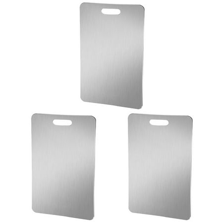 Homemaxs 3pcs Stainless Steel Cutting Board Kitchen Cutting Mat Cutting Board For Kitchen
Homemaxs 3pcs Stainless Steel Cutting Board Kitchen Cutting Mat Cutting Board For Kitchen