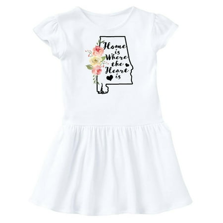 Inktastic Alabama Home is Where the Heart is with Watercolor Floral Gift Toddler Girl Dress
Inktastic Alabama Home is Where the Heart is with Watercolor Floral Gift Toddler Girl Dress