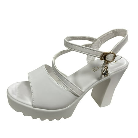 Dtydtpe Buckle Sandals Platform Women Color High Heel Fish Solid Mouth Thick Fashion Women s sandals Wild Diva Sandals for Wo
Dtydtpe Buckle Sandals Platform Women Color High Heel Fish Solid Mouth Thick Fashion Women s sandals Wild Diva Sandals for Wo