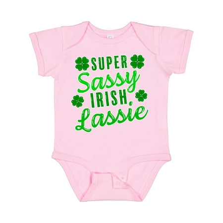Inktastic Super Sassy Irish Lassy with Green 4 Leaf Clovers Boys or Girls Baby Bodysuit
Inktastic Super Sassy Irish Lassy with Green 4 Leaf Clovers Boys or Girls Baby Bodysuit