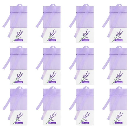 24PCS Lavender Fragrance Pendant Lavender Storage Pouch Empty Sachet Bags