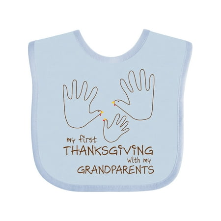 Inktastic My First Thanksgiving with My Grandparents Gift Baby Boy or Baby Girl Bib
Inktastic My First Thanksgiving with My Grandparents Gift Baby Boy or Baby Girl Bib