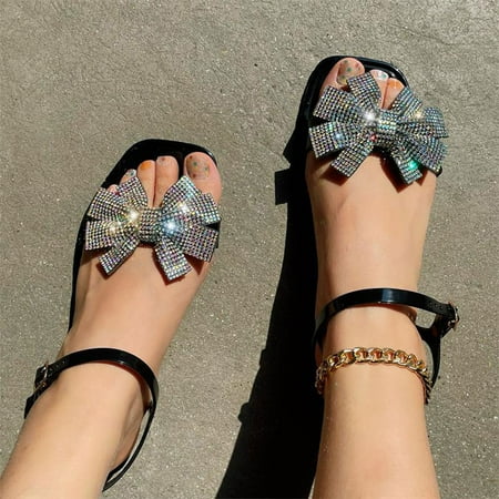 TUTUnaumb Women s Sandals Size 7 Girls Sandals Women Shoes Summer Ladies Fashion Flower Rhinestone Bowknot Square Toe Flat Shoes Slip-on Sandals Casual Beach Sandals for Women-Black
TUTUnaumb Women s Sandals Size 7 Girls Sandals Women Shoes Summer Ladies Fashion Flower Rhinestone Bowknot Square Toe Flat Shoes Slip-on Sandals Casual Beach Sandals for Women-Black
