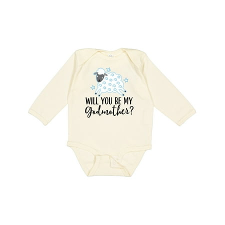 Inktastic Will You Be My Godmother Proposal Gift Baby Boy Long Sleeve Bodysuit
Inktastic Will You Be My Godmother Proposal Gift Baby Boy Long Sleeve Bodysuit