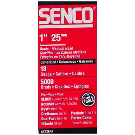 Senco Senco AX17EAA Brad Nails 1-1/2 Galvanized